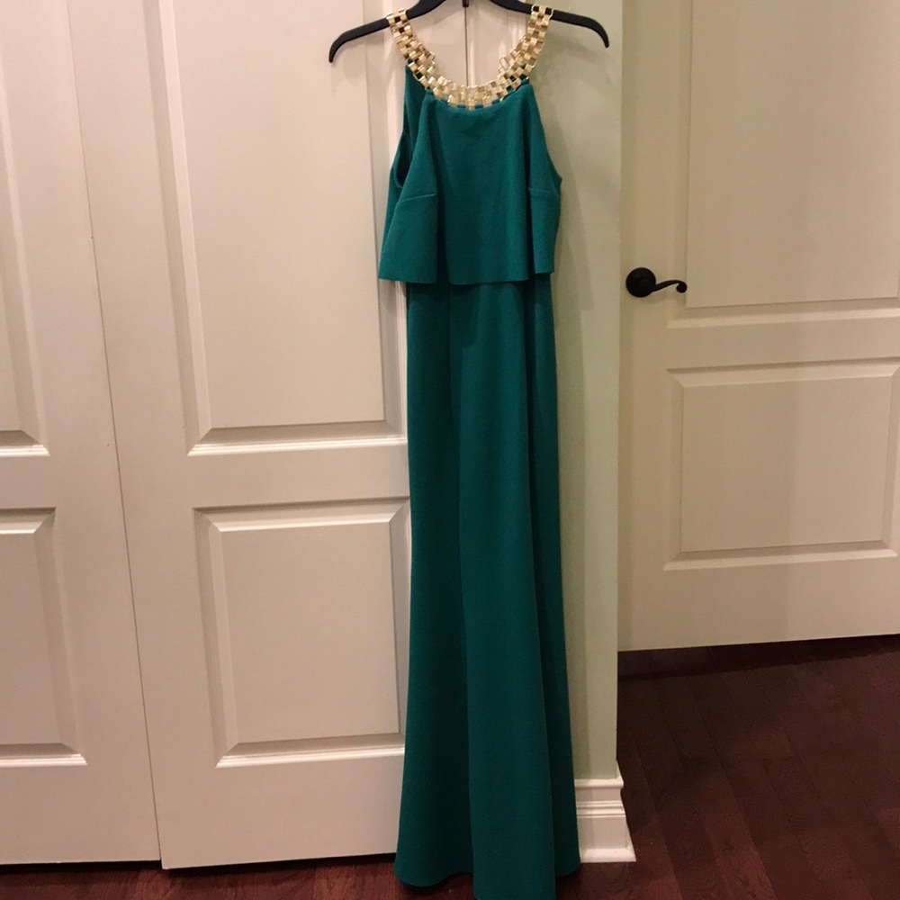 Stunning Green Evening Dress